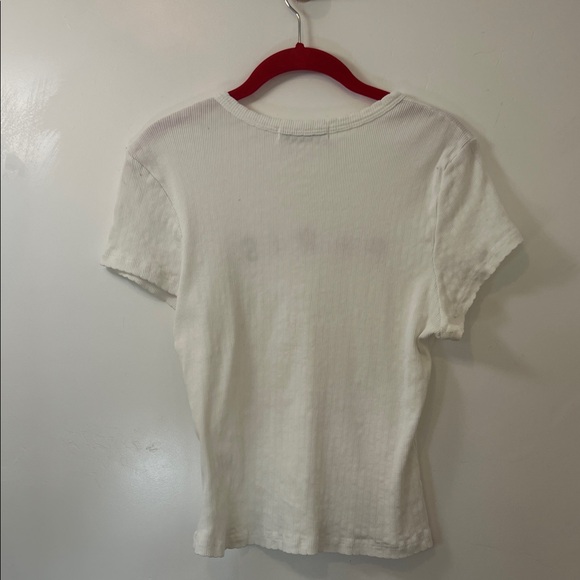 Daydreamer Paris Embroidered ribbed tee XL - Picture 3 of 4